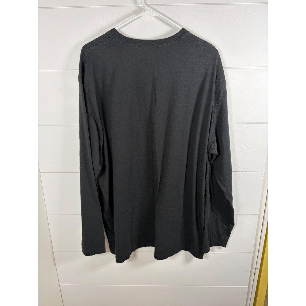 Fresh Clean Threads Lot of 2 Black Long Sleeve StratuSoft Crew Neck Tee Mens 3XL - Picture 3 of 7